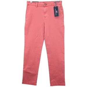 Vineyard Vines Boys Breaker Pants Sz 16 Lobster Reef Flat Front Youth Preppy NWT